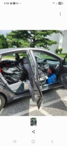 With your generous support, the car was loaded up with school supplies and delivered to Prologue. There were 100+ backpacks in the bags for homeless students in Baltimore County..
